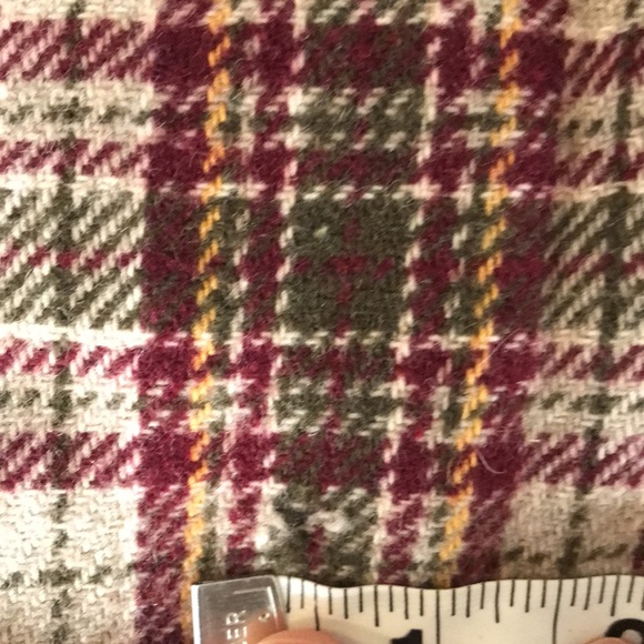 VINTAGE 60s/70s Abercrombie & Fitch Wool Blend Plaid Pinafore Dress Hong Kong - Picture 12 of 14